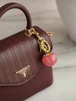 persimmon bag charm