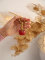 persimmon bag charm – Image 3